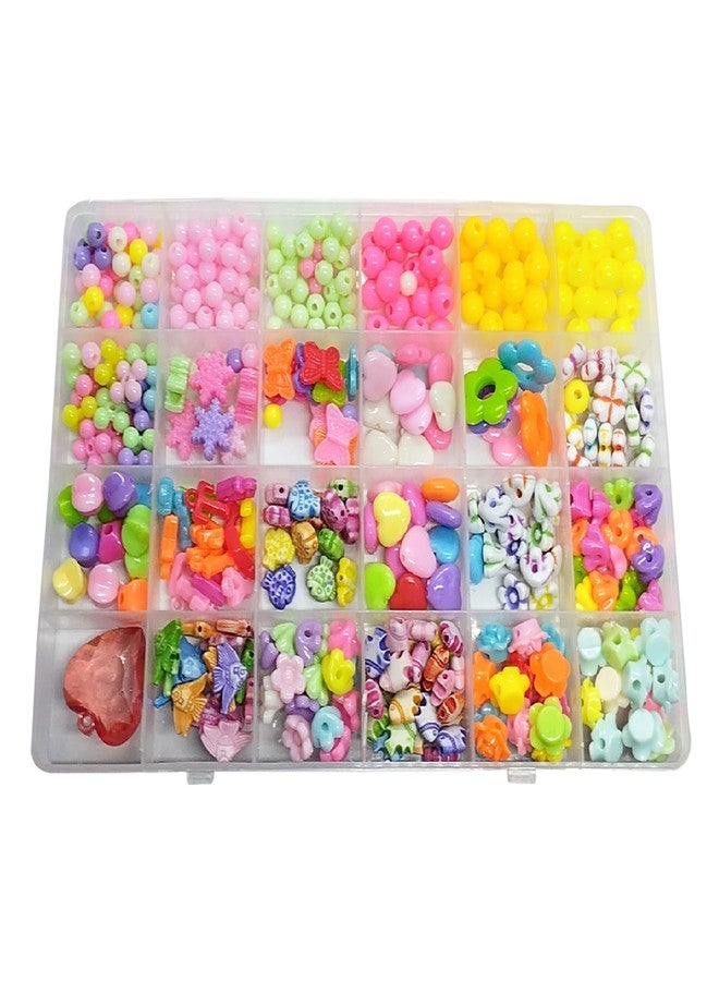 SYGA Beads for Kids Crafts Children's Jewelry Making Kit DIY Bracelets Necklace Hairband and Rings Craft Kits Birthday for 4, 5, 6, 7-Year-Old Little Girls-Multicolor (DIYBeadsSet-36) - Image 1